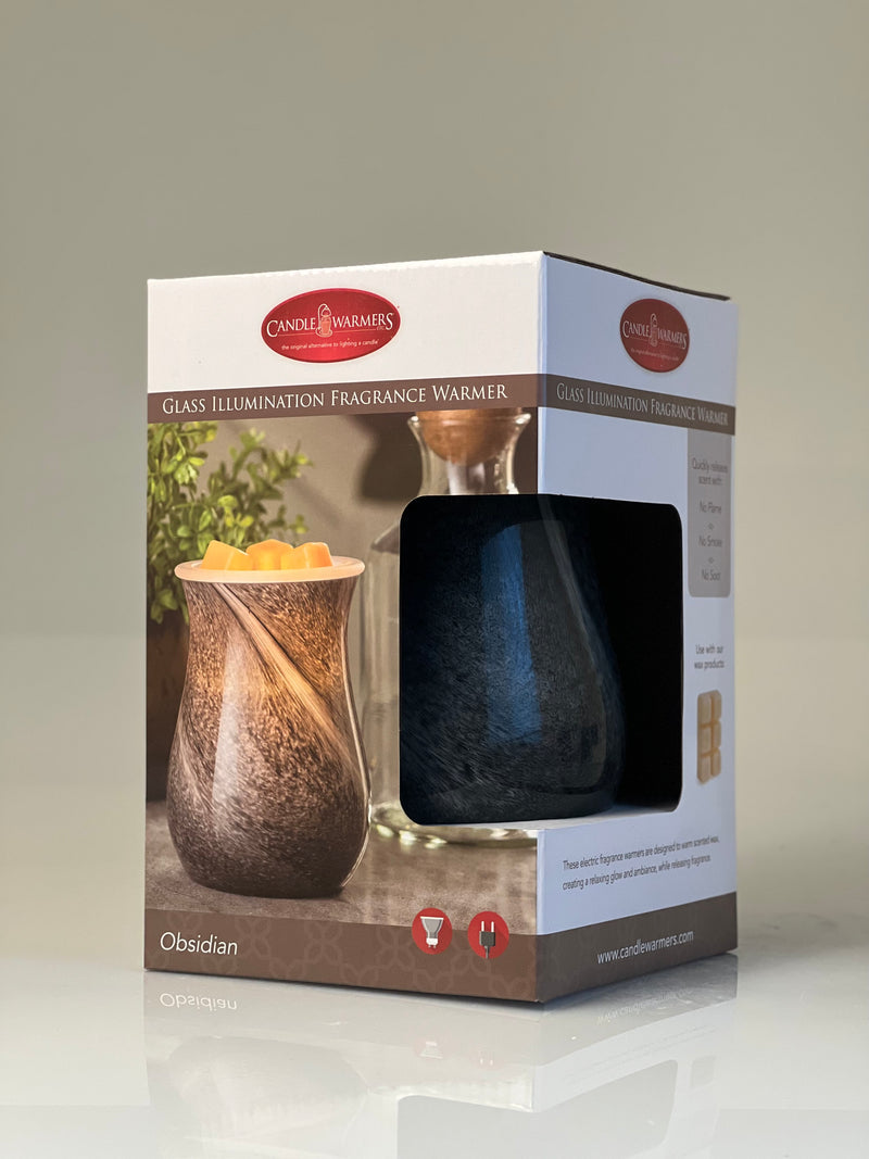 Lampi & vaxhitari Obsidan Grá/svartur