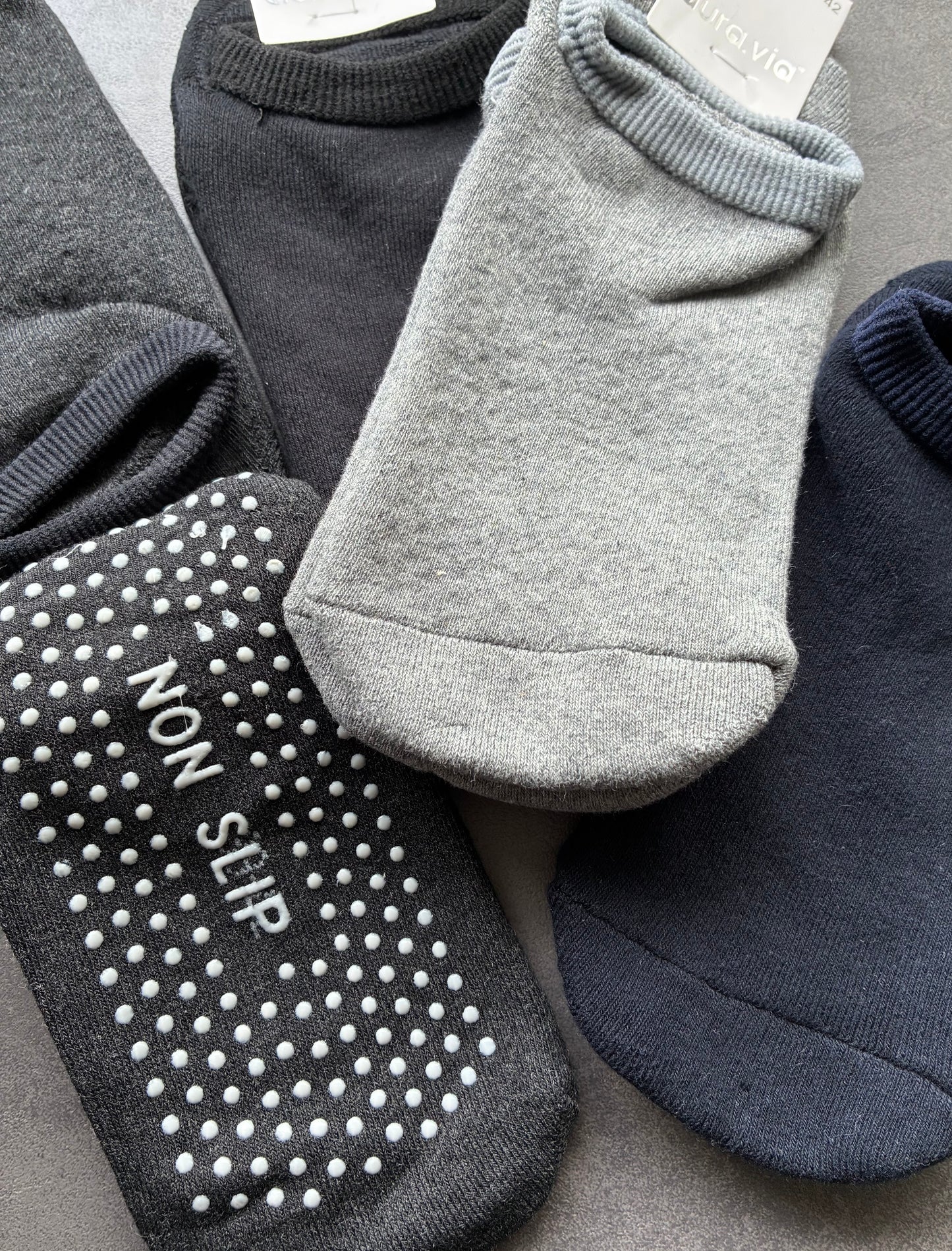 Non Slip herra ökklasokkar st: 39-36