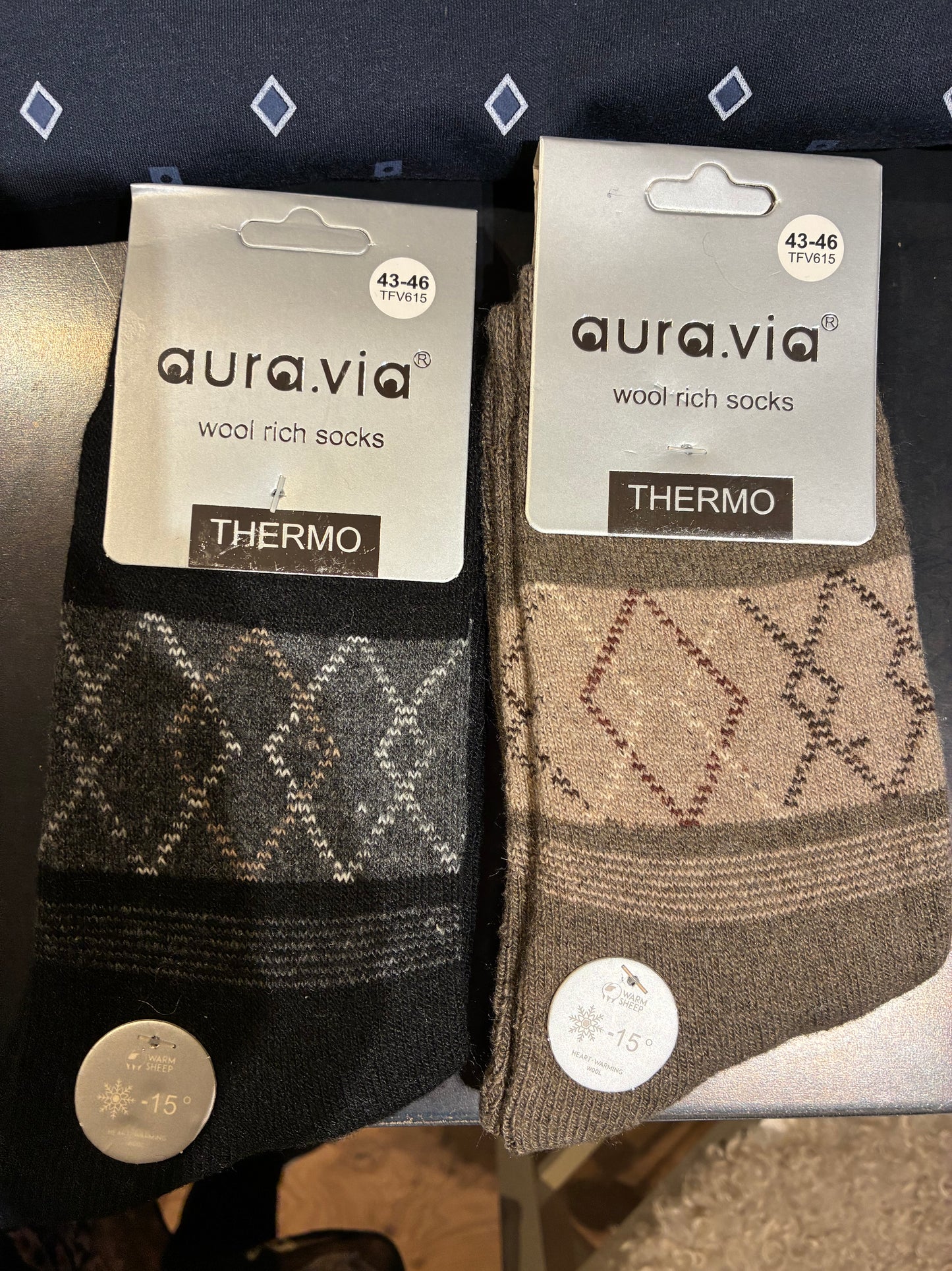 Thermo sokkar úr ull stærð 39-46