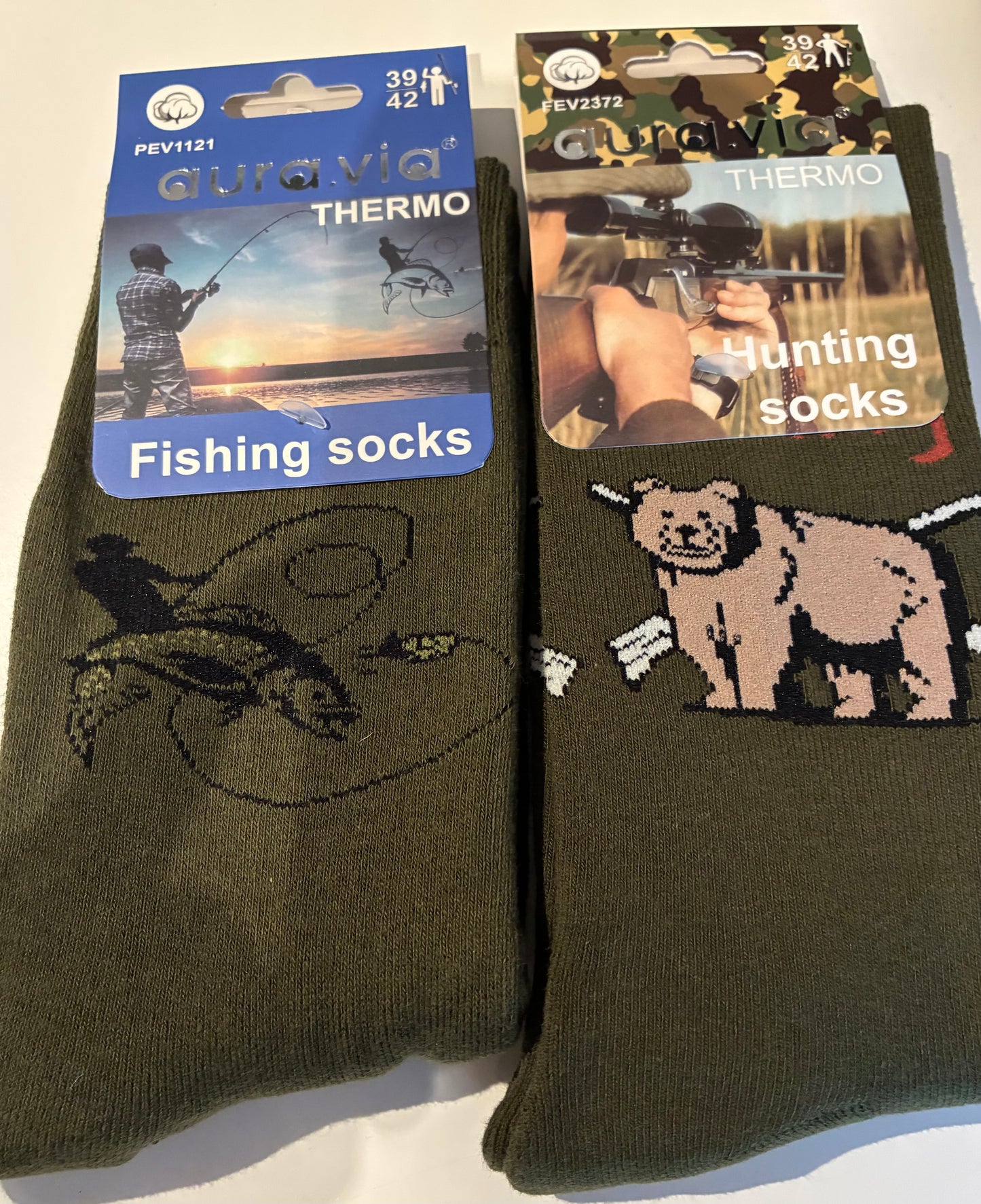 Herrasokkar Thermo Fishing/Hunting st 39-46