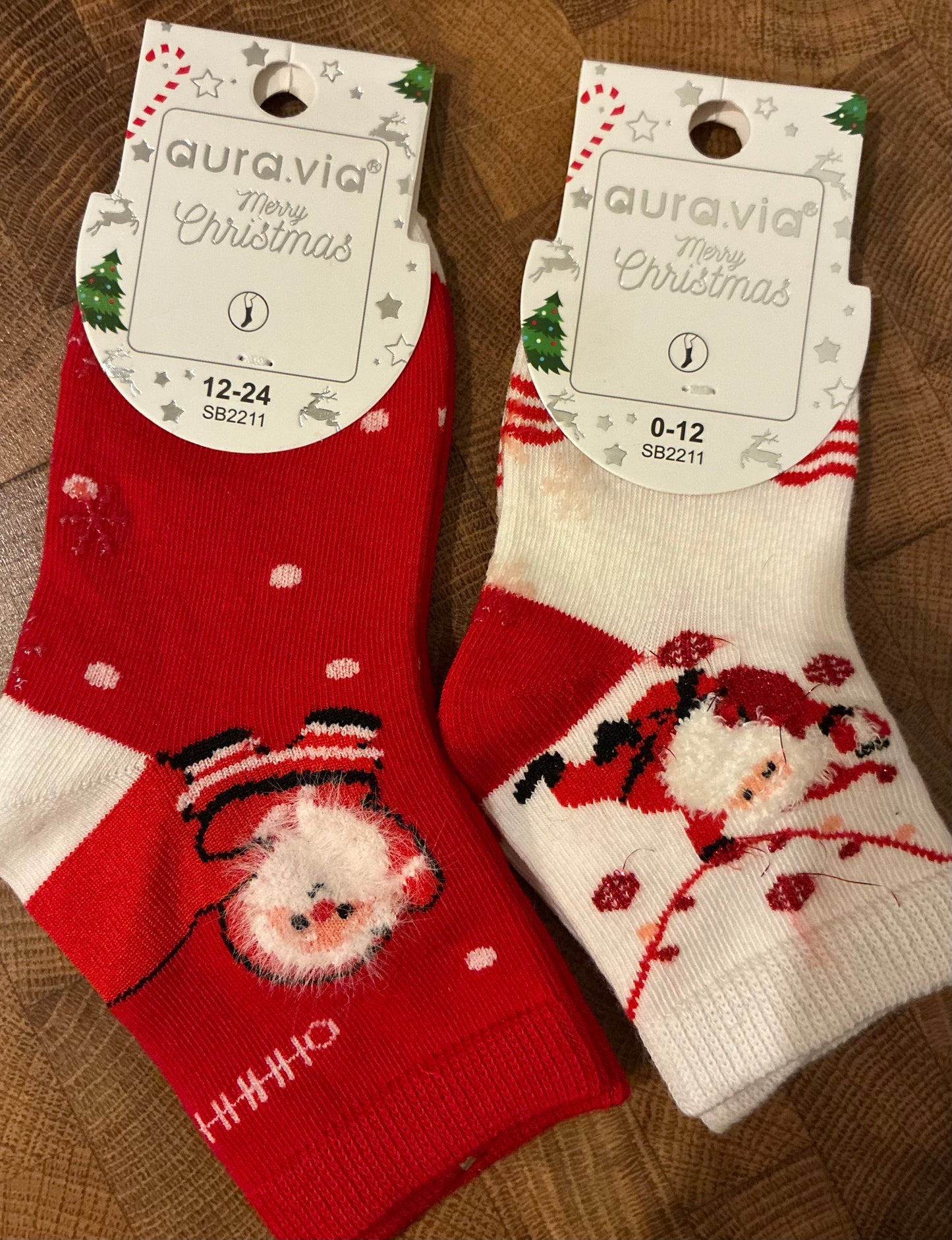 Jóla barnasokkar 0-12m & 12-24m