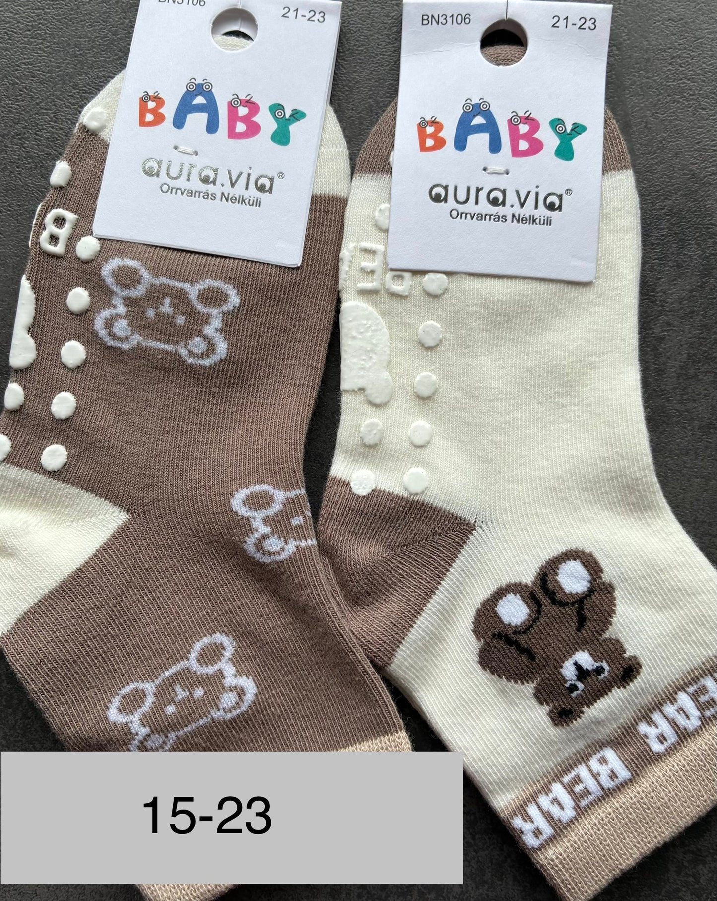 Barnasokkar með gúmmídoppum, alpaca st 15-23