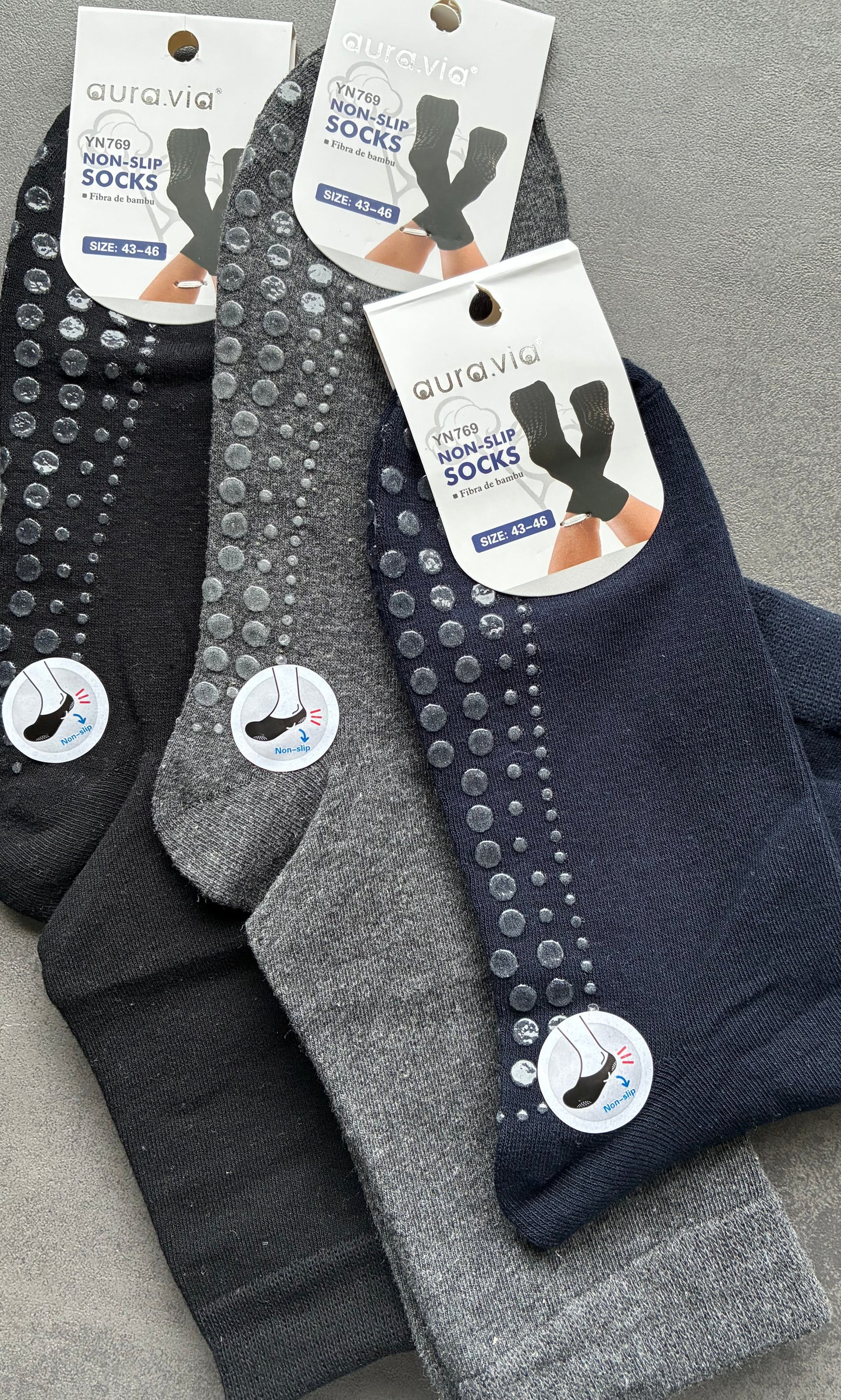 Non Slip herrasokkar 39-46 Nýtt