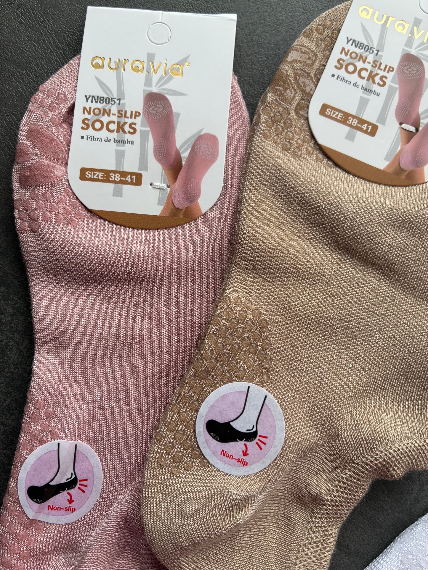 Dömu ökklasokkar Non slip st: 36-41