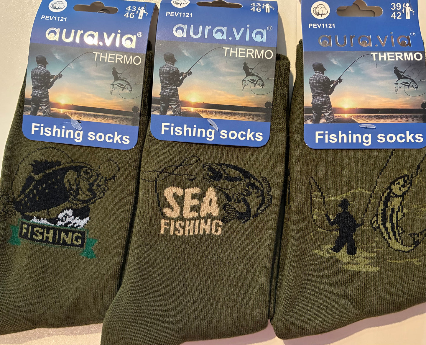 Herrasokkar Thermo Fishing/Hunting st 39-46