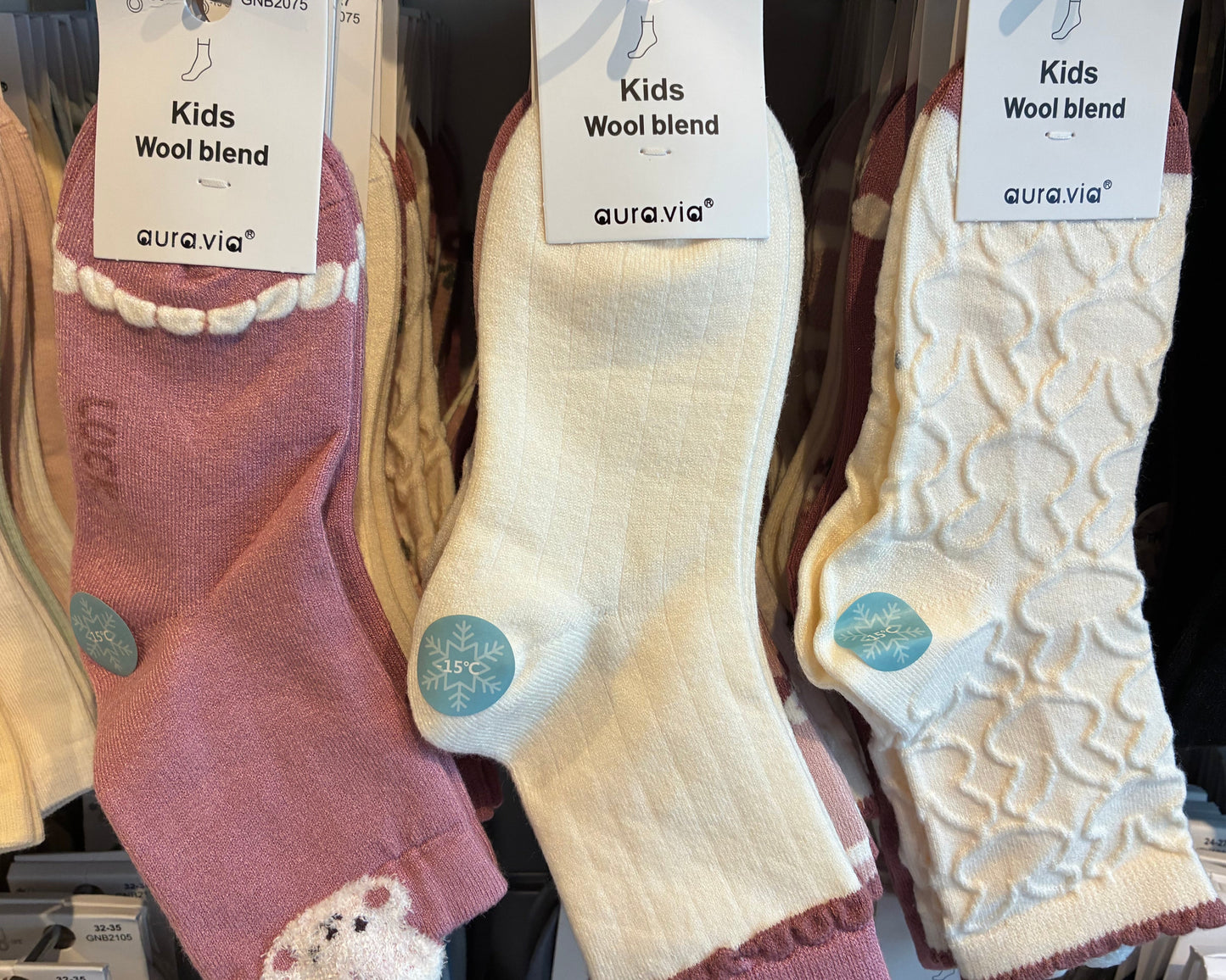 Barnasokkar stelpu úr alpaca st 24-35