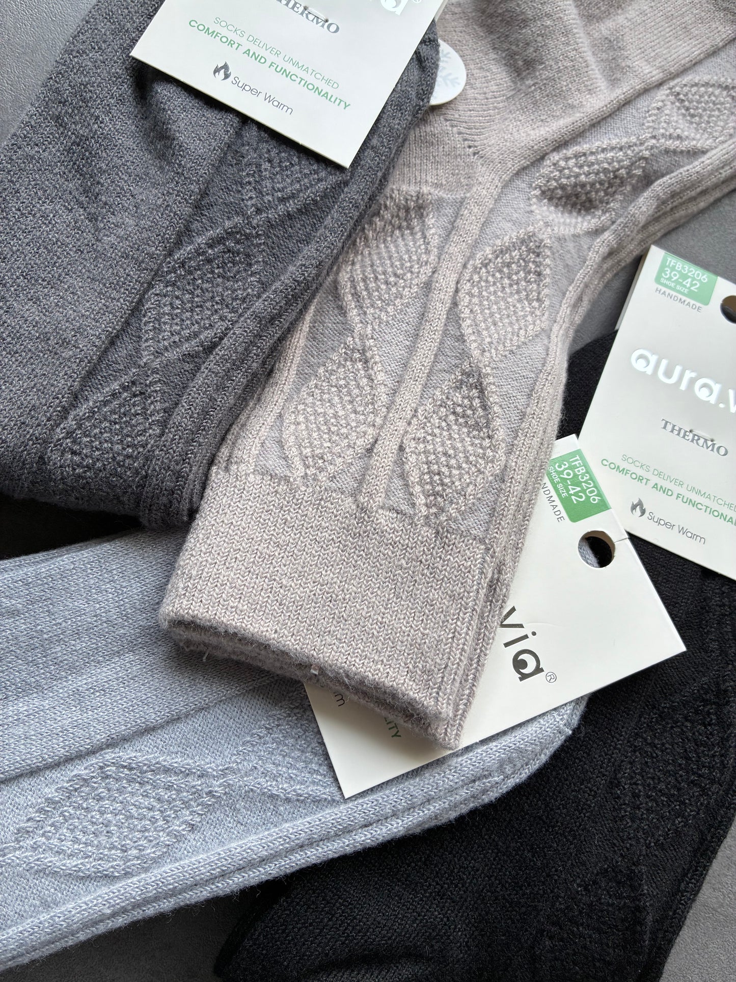 Herrasokkar 30% Alpaca. Nýtt !