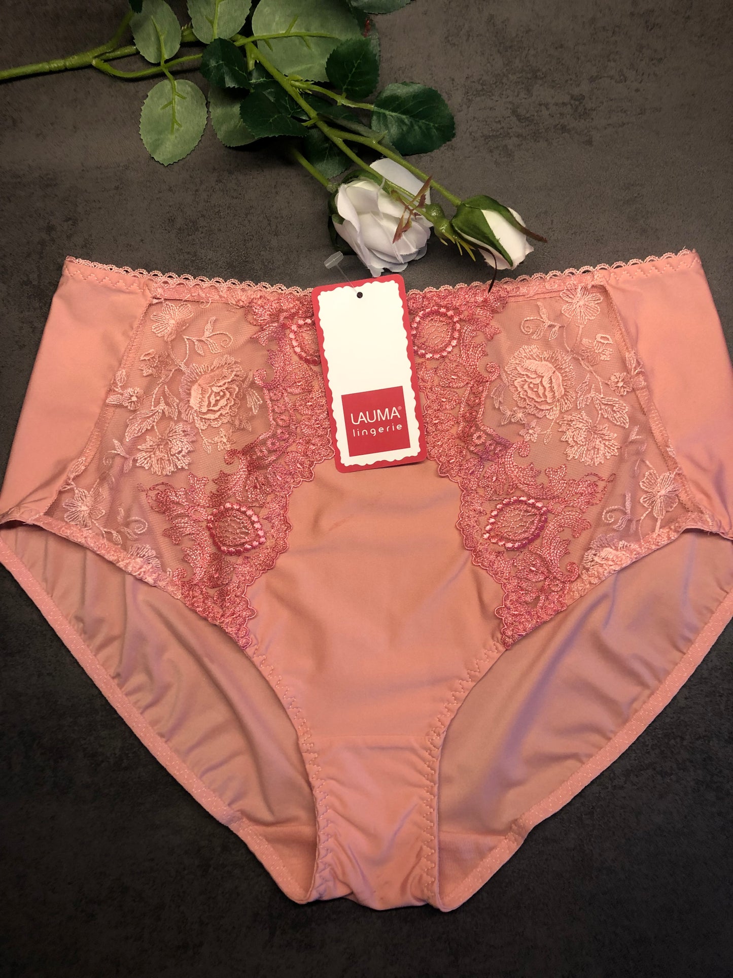 Nærbuxur Bleikar með blúndu st 38-46