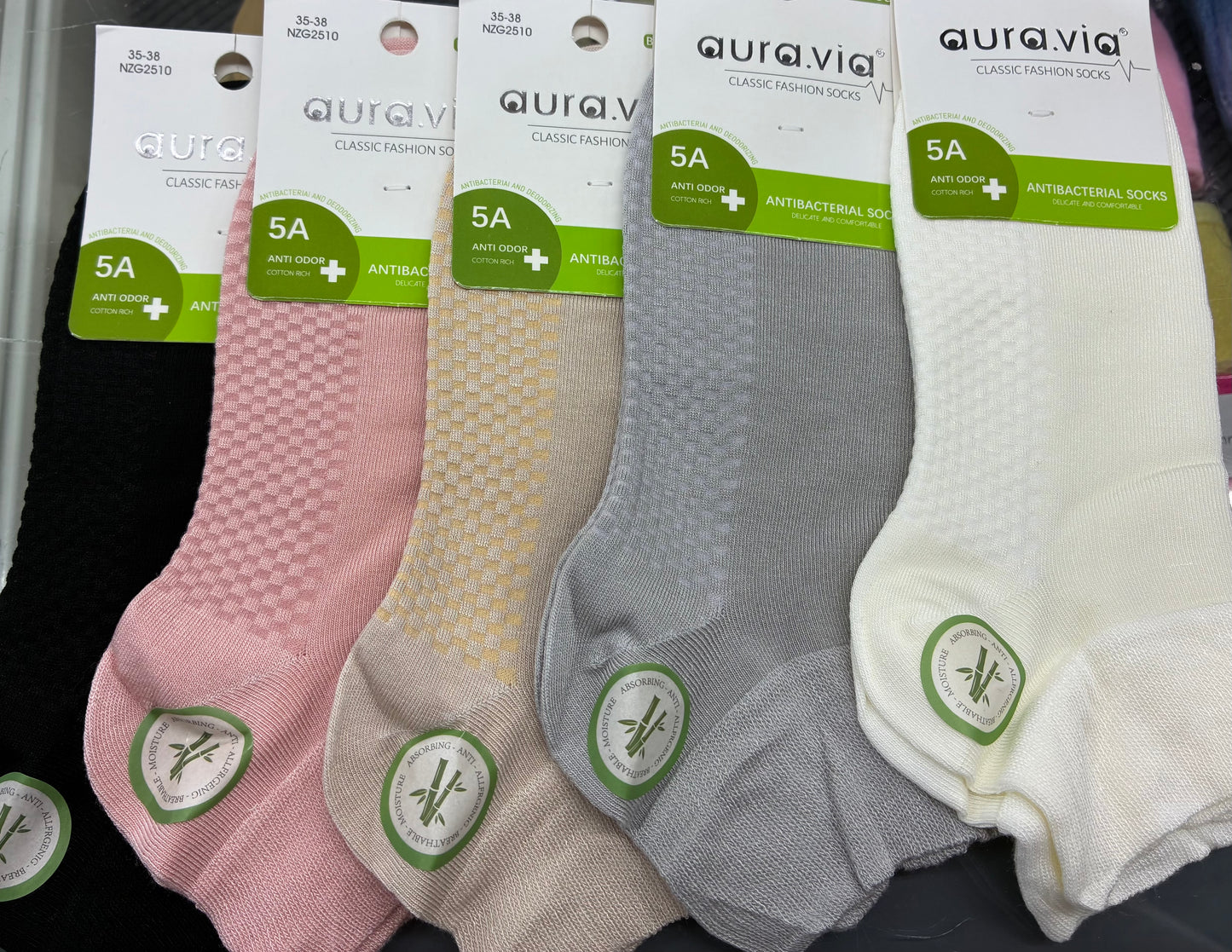 Dömu ökklasokkar anti odor 35-41