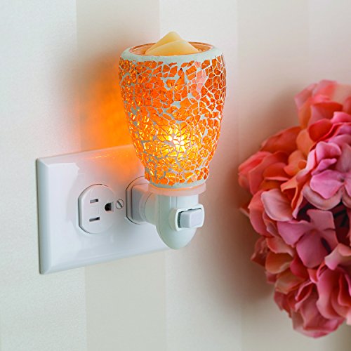 Vegglampi fyrir ilmvax. Amber