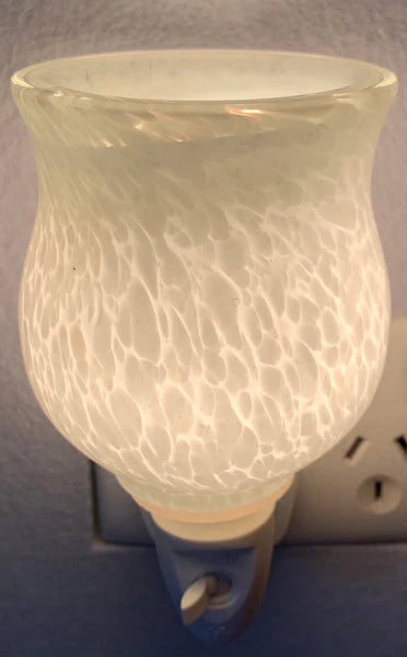 Vegglampi fyrir ilmvax. Moonstone hvítur NÝTT