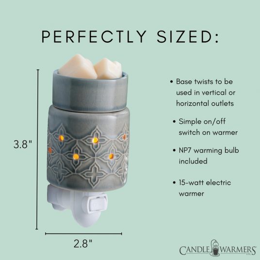 Vegglampi fyrir ilmvax. Jasmine