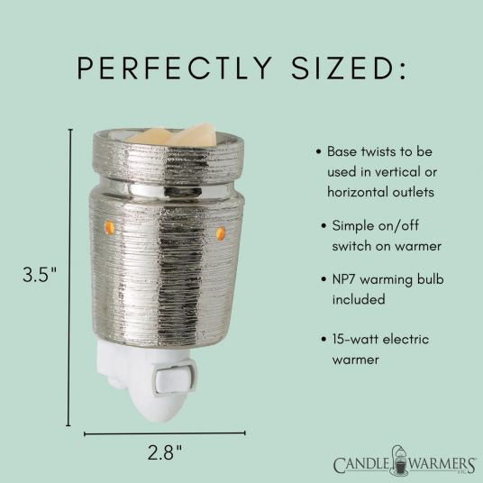 Vegglampi fyrir ilmvax Crome