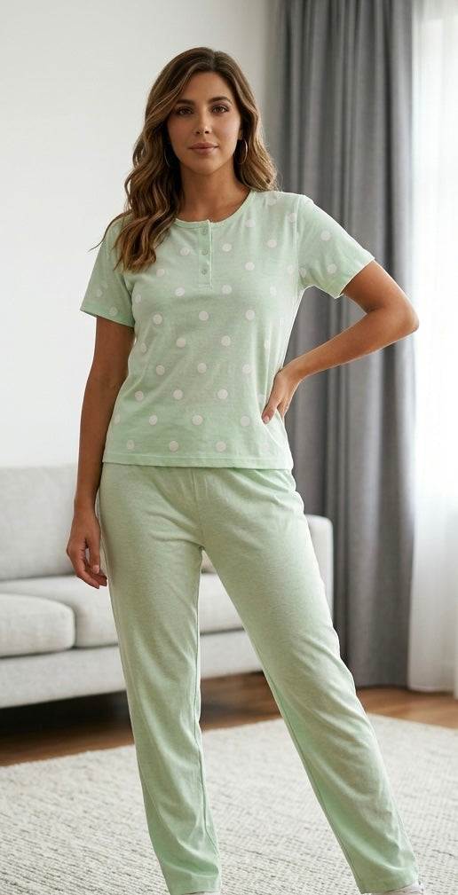 Náttföt stutterma S-XL