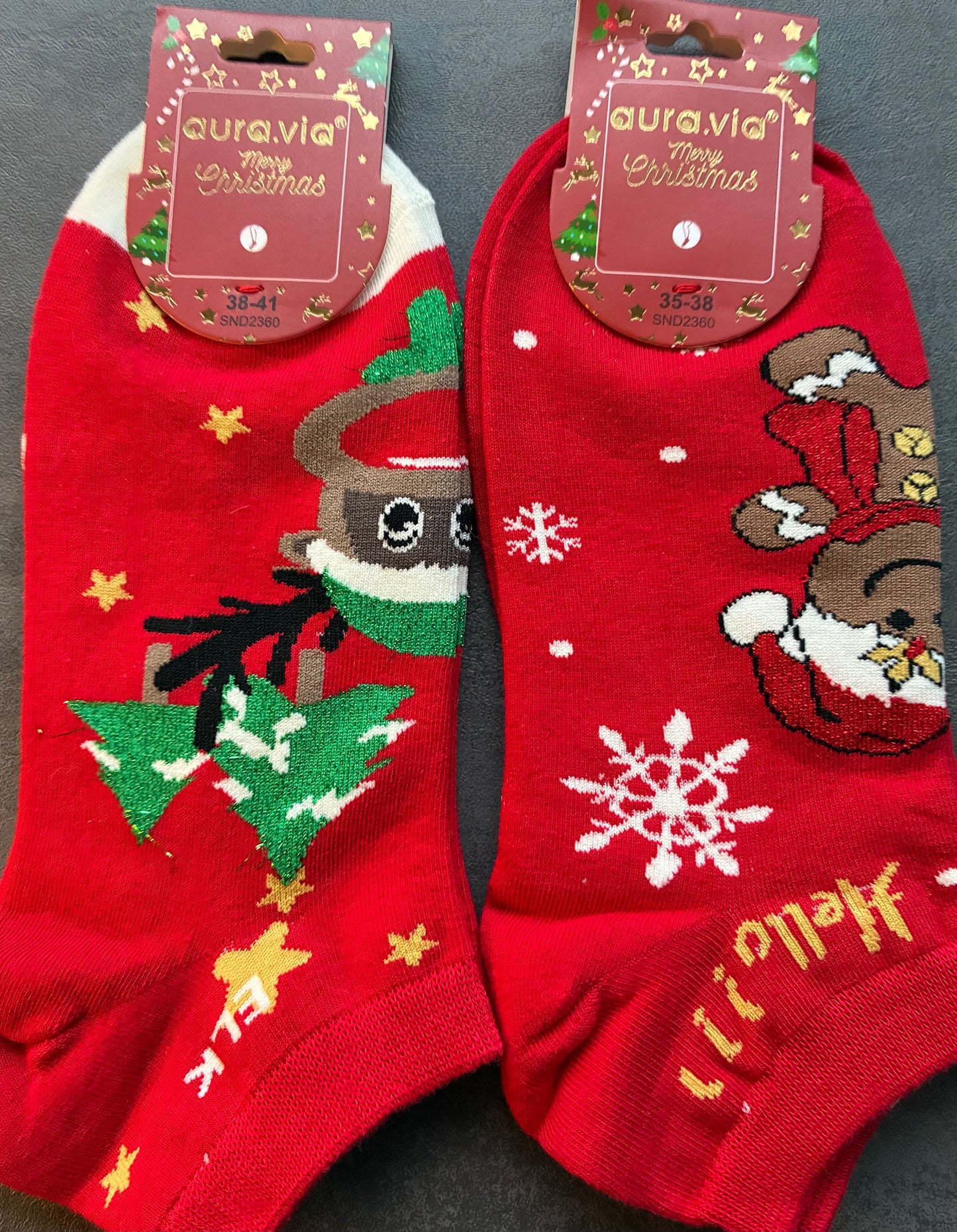 jólasokkar dömu ökkla st 35-41