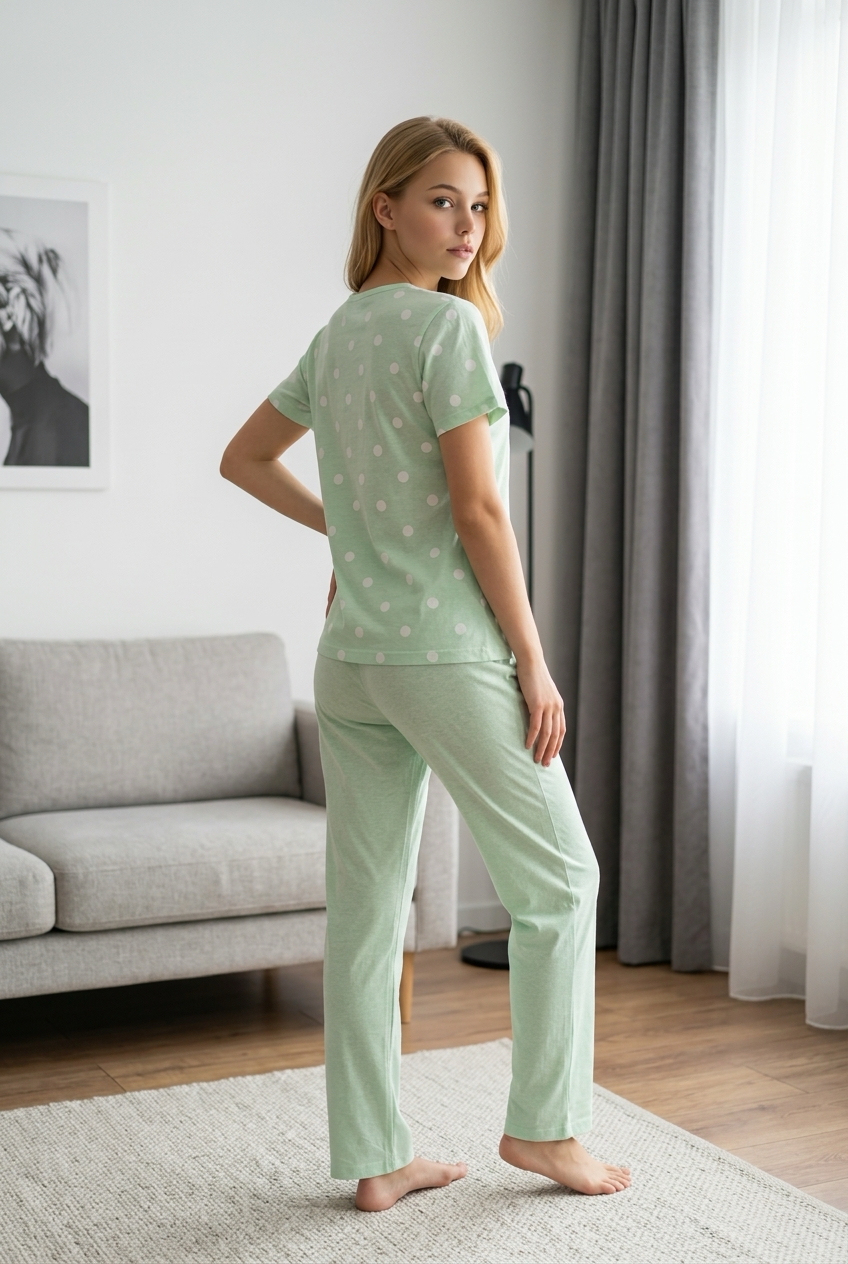 Náttföt stutterma S-XL
