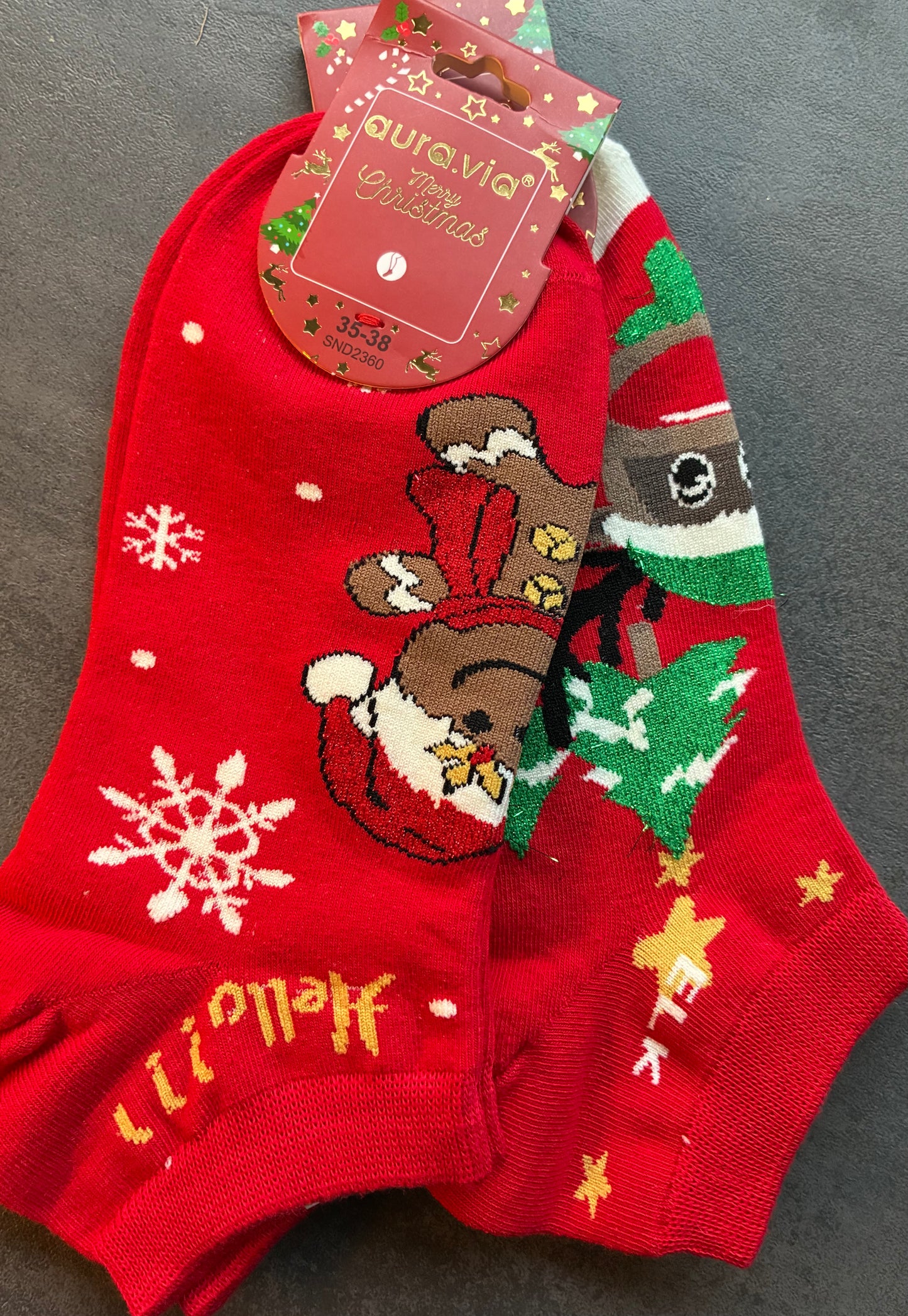 jólasokkar dömu ökkla st 35-41