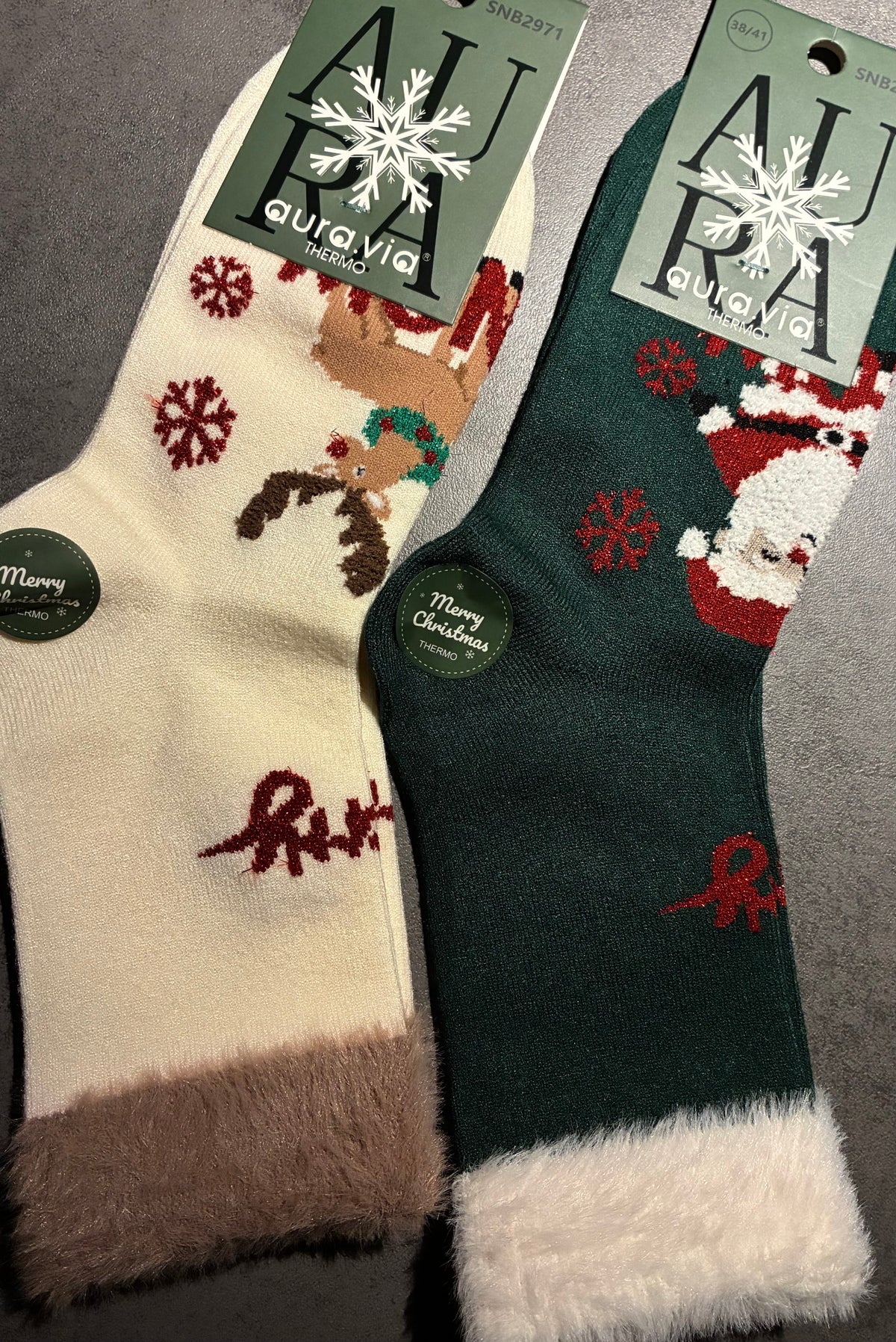 Jólasokkar alpaca með loði 35/38 & 39/41