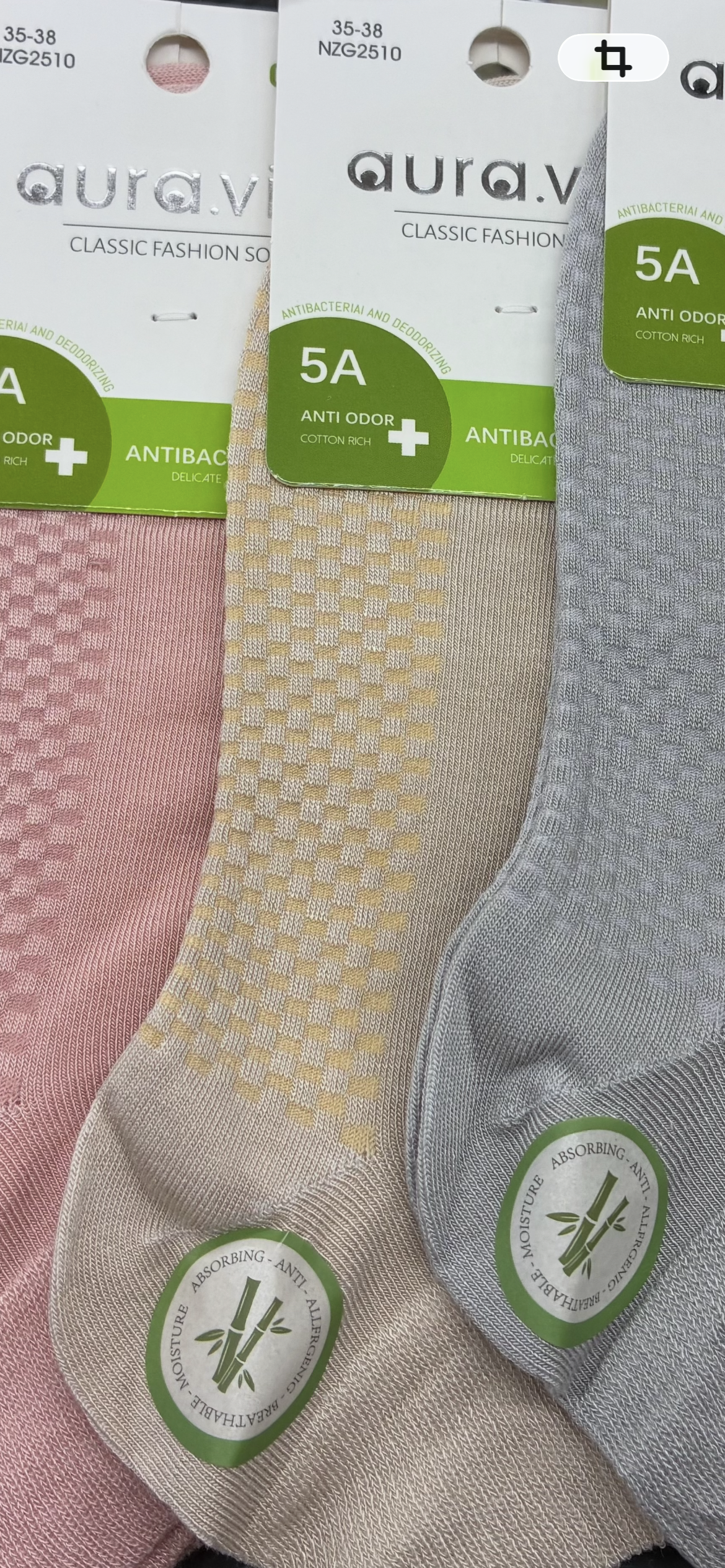 Dömu ökklasokkar anti odor 35-41