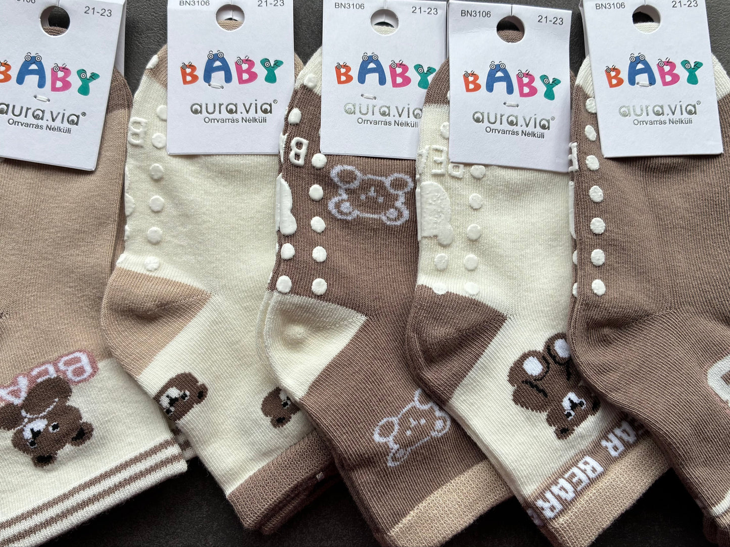 Barnasokkar með gúmmídoppum, alpaca st 15-23
