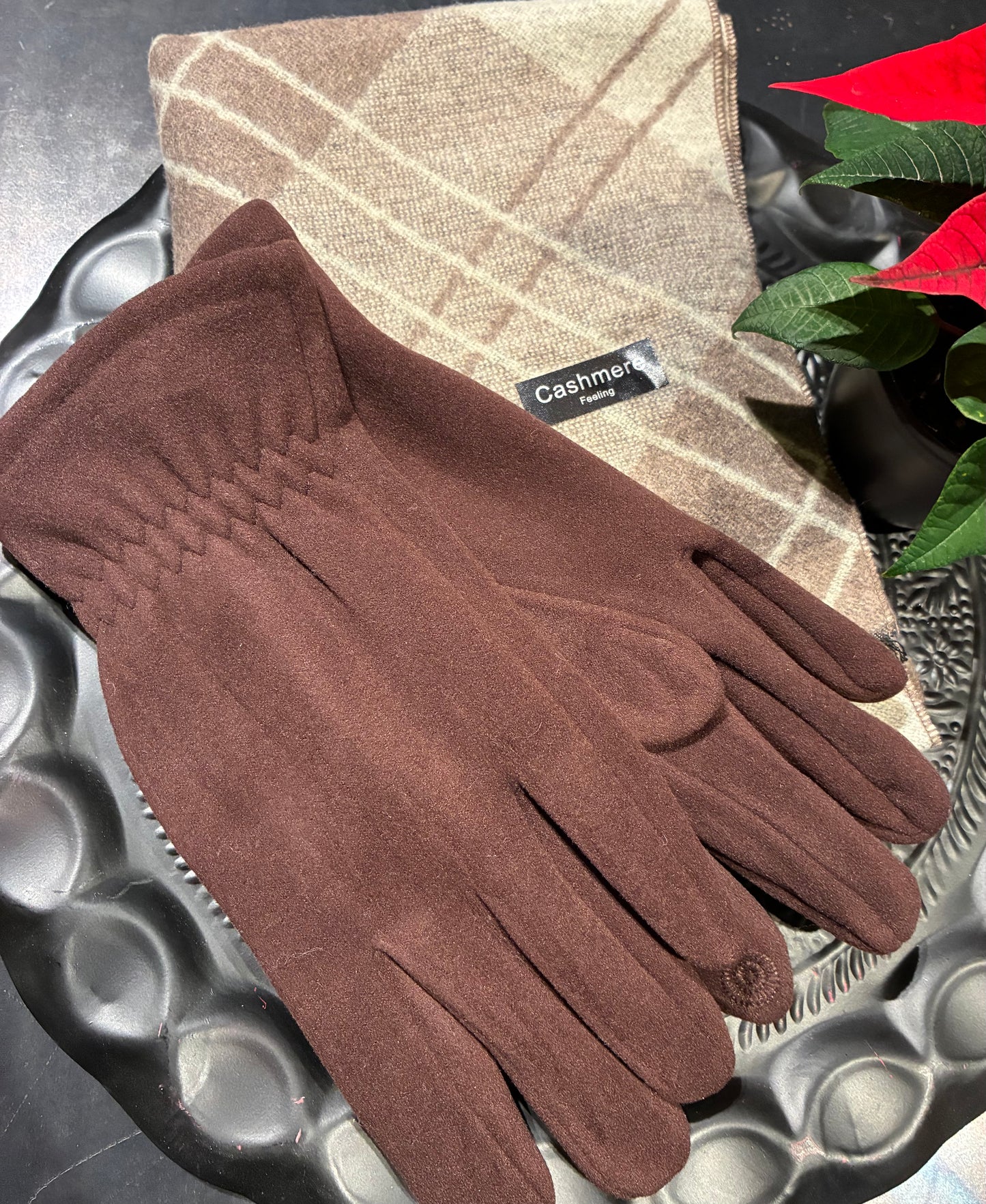 Trefill og hanskar Jól 2025. 4 litir