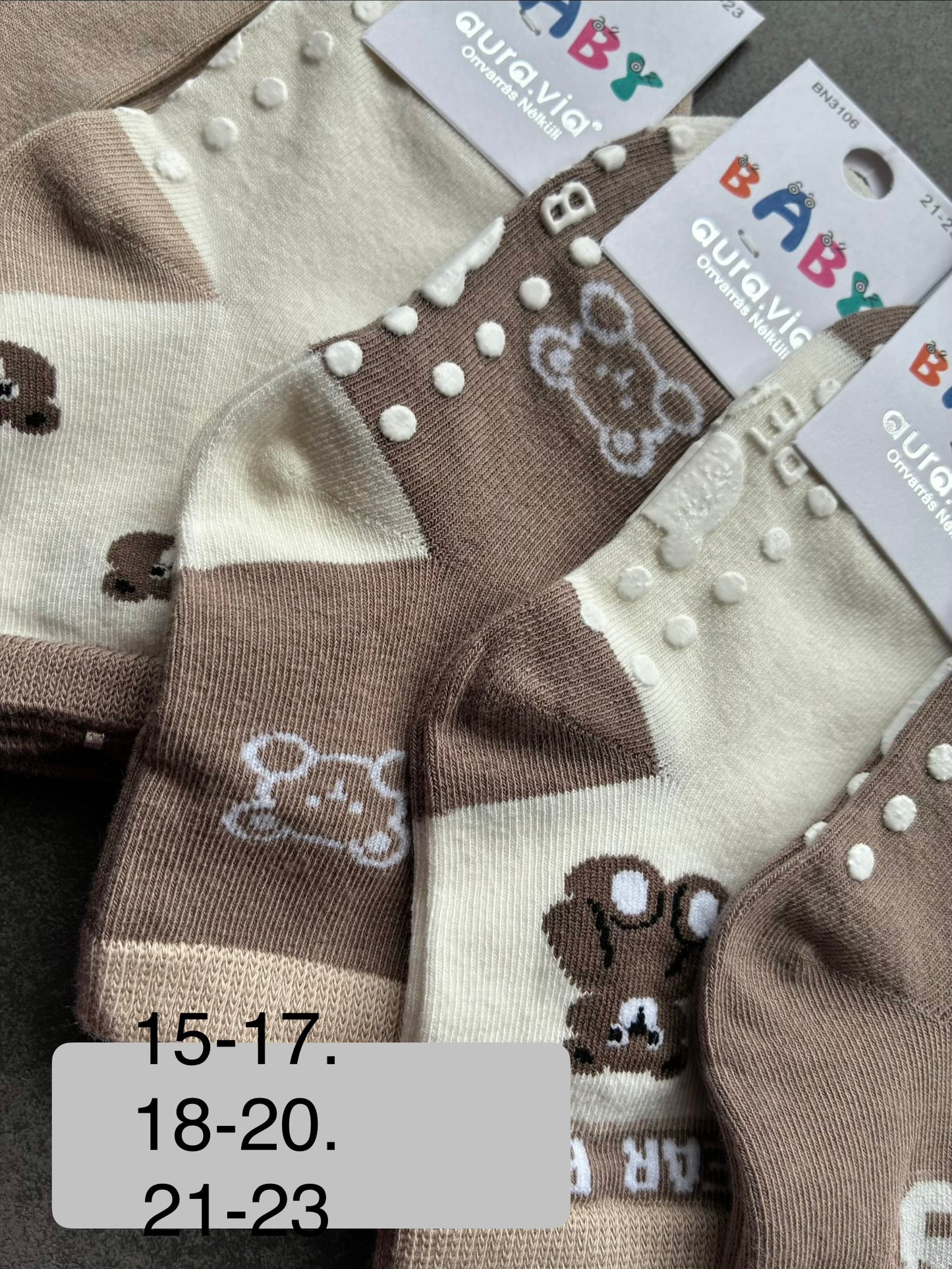 Barnasokkar með gúmmídoppum, alpaca st 15-23
