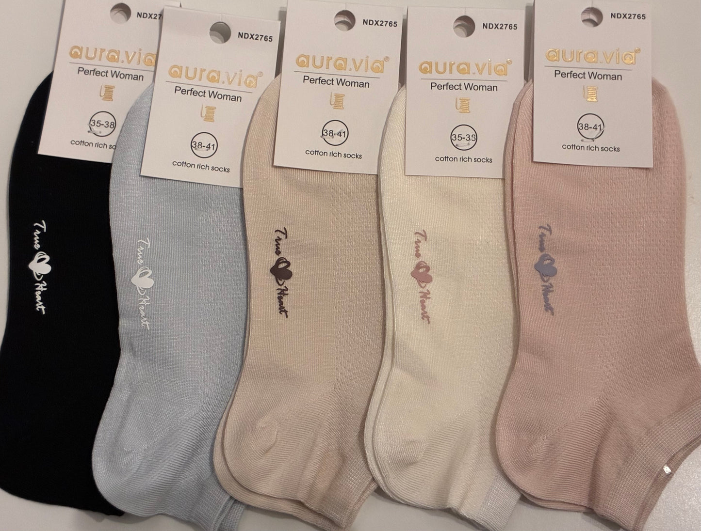 Dömu ökklasokkar 35-41, NÝTT sumar 2026