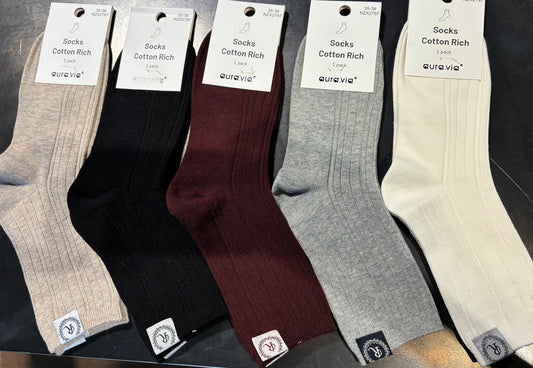 Dömusokkar Cotton 5 litir