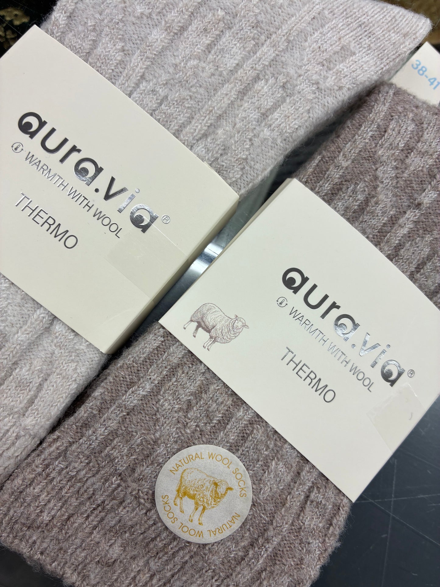 Sokkar úr 40% ull, 4 litir. NÝTT !