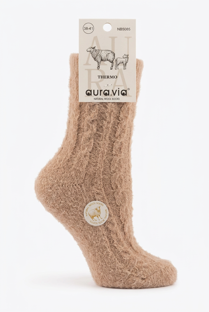 Dömusokkar 30% alpaca fluffy 35-41. NÝTT !