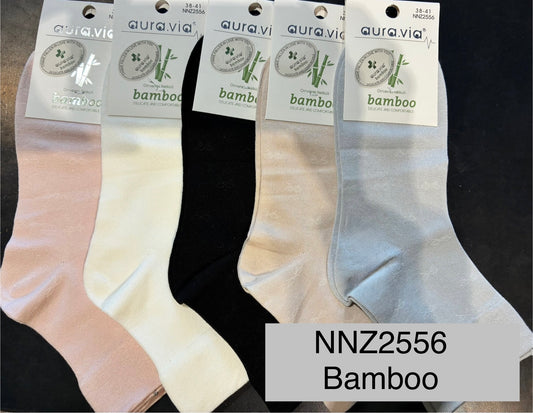Bamboo sokkar dömu með lausu stoffi st: 35-41